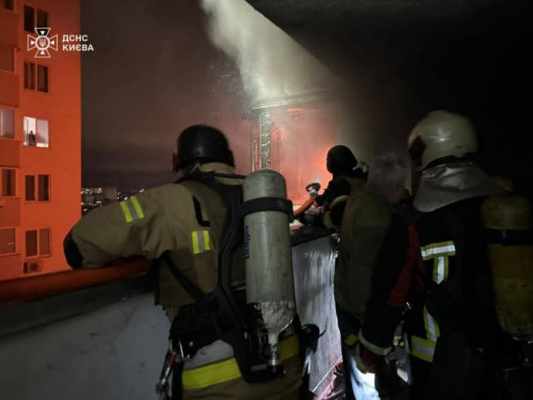 Атака БпЛА по багатоповерхівці у Києві: одна людина загинула, четверо постраждалих