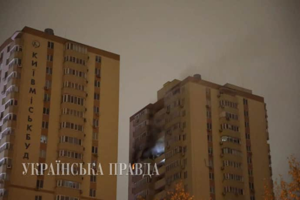 Атака БпЛА по багатоповерхівці у Києві: одна людина загинула, четверо постраждалих