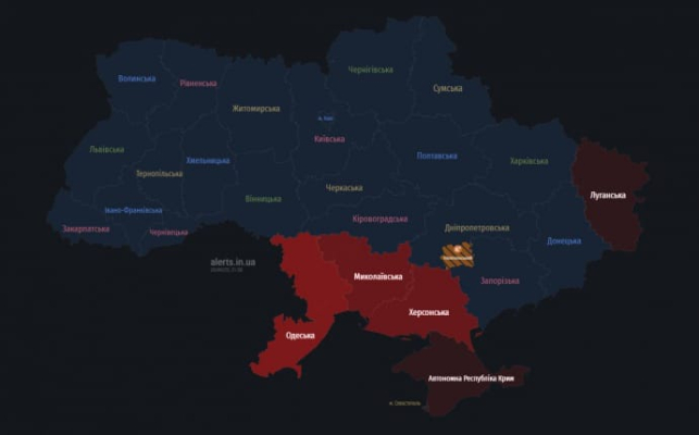 Тривогу оголосили у південних областях – з Криму летять ''Шахеди''