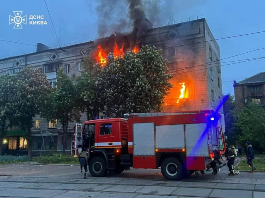 Внаслідок ворожої атаки в Києві 2 загиблих, 8 постраждалих, серед них – 4 дітей