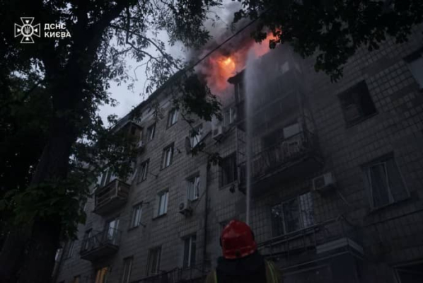 Внаслідок ворожої атаки в Києві 2 загиблих, 8 постраждалих, серед них – 4 дітей